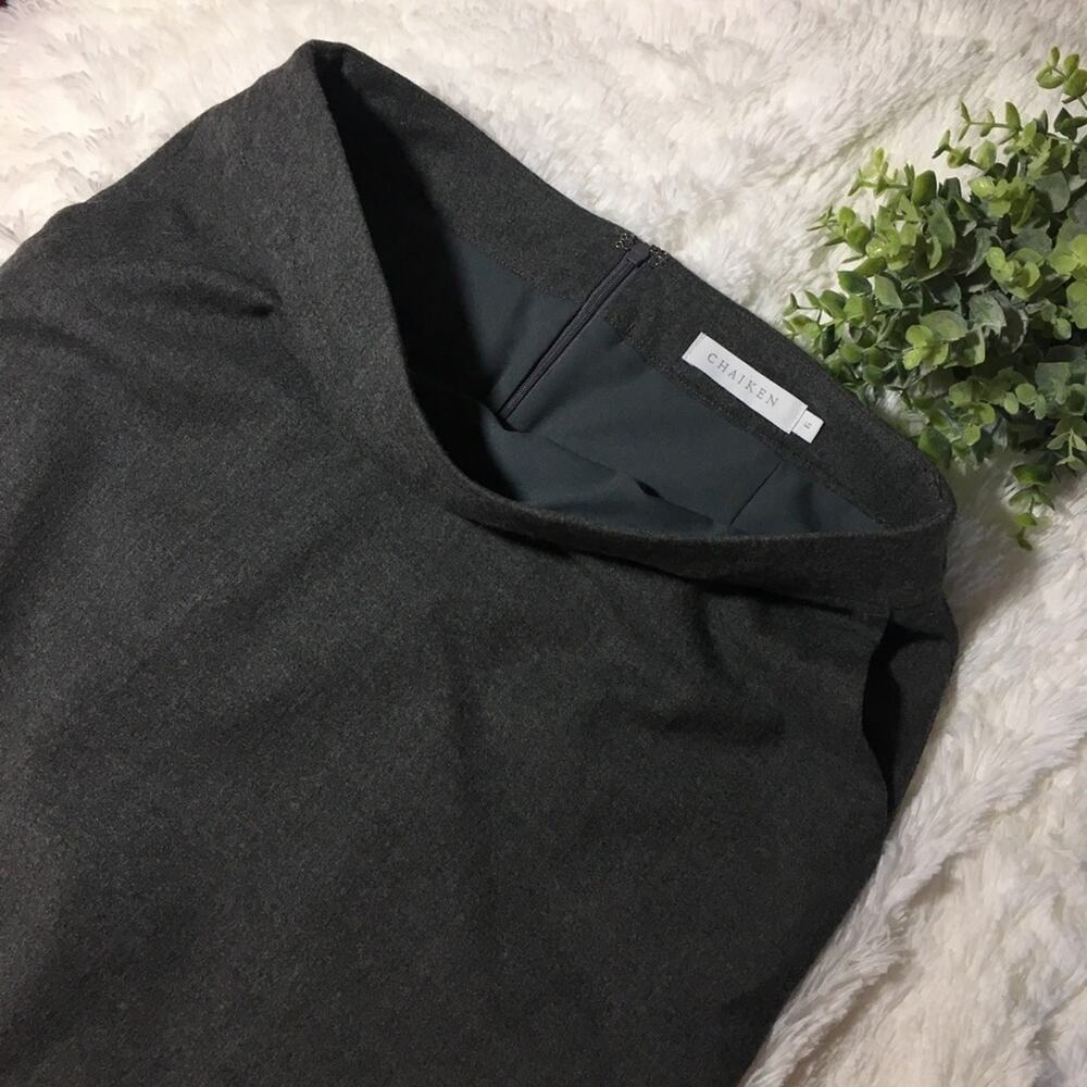 Chaiken Grey Size 6 Couture Pencil Skirt